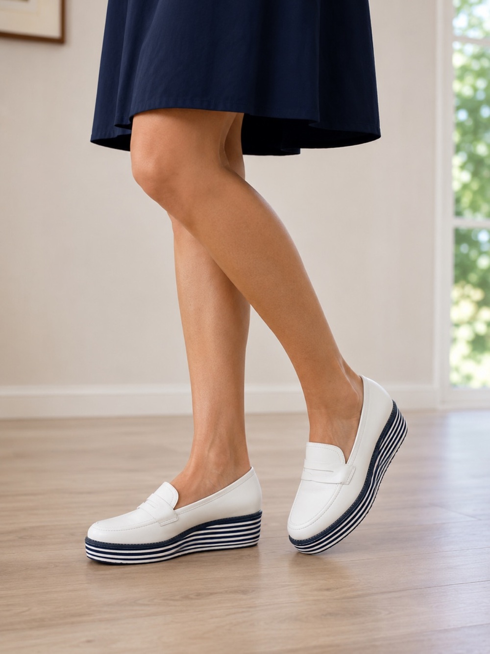 ALDO Women's White Loafers